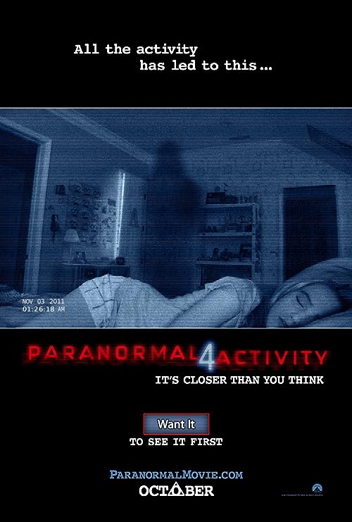 دانلود فیلم Paranormal Activity 4 2012 ( فعالیت فراطبیعی ۴ ۲۰۱۲ ) با زیرنویس فارسی چسبیده