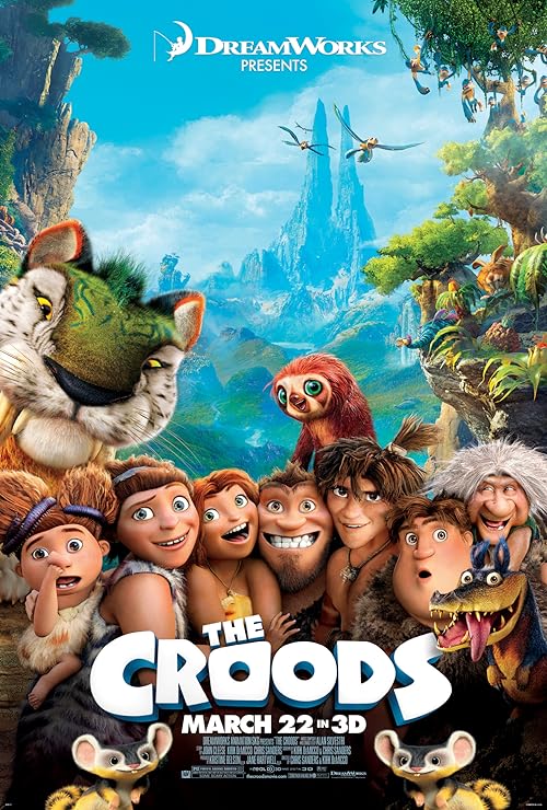 دانلود انیمیشن The Croods 2013 ( خانواده کرودها ۲۰۱۳ ) با زیرنویس فارسی چسبیده