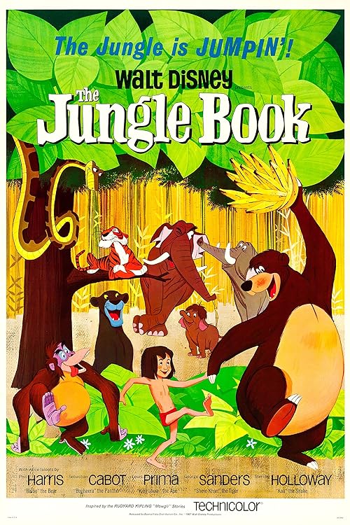 دانلود انیمیشن The Jungle Book 1967 ( کتاب جنگل ۱۹۶۷ ) با زیرنویس فارسی چسبیده